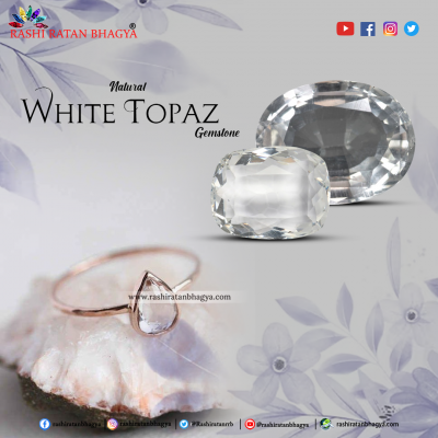 Buy Original White Topaz Stone Online at Best Price: 