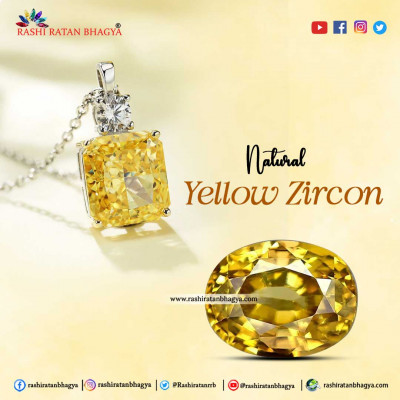 Lab Certified Yellow Zircon Stone Online at Best Price: 