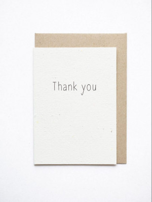 Blooms of Gratitude: Plantable Thank You Cards for Eco-Friendly Expressions: 