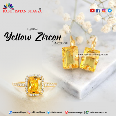 Buy Original Yellow Zircon Stone Online in India: 