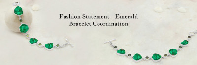 Scintillating Emerald Bracelet To Coordinate With Your Outfit: 