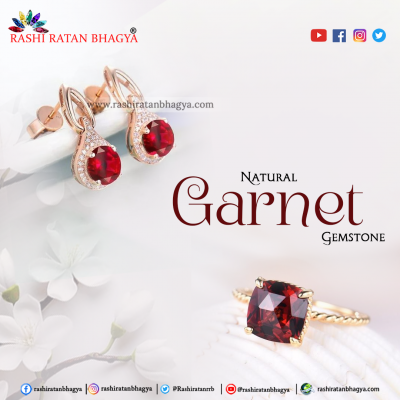 Buy Natural Garnet Gemstone Online Price in India: 