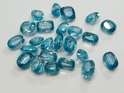 Buy Blue Zircon (Jarkan) Stones Online at Best Price | GemPundit: 