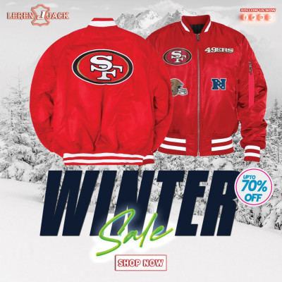 San Francisco 49ers MA-1 Bomber Jacket: 