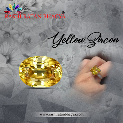Get Certified Yellow Zircon Stone Online at Best Price: 