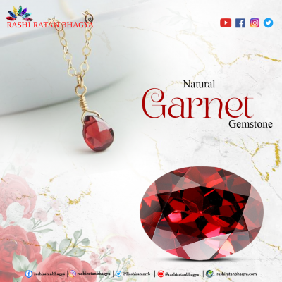 Buy Original Garnet Stone Online from Rashi Ratan Bhagya: 