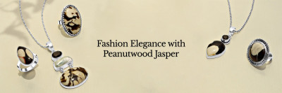 Trendsetters' Choice: Peanutwood Jasper Jewelry for Fashion Forward Individuals: 