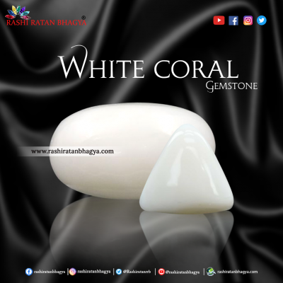 Lab Certified White Coral Stone Online at Best Price: 