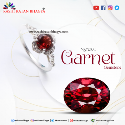 Buy Garnet Stone Online at Best Price from RashiRatanBhagya: 