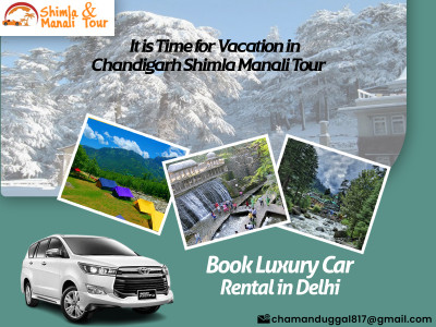 Book Luxury Car Rental in Delhi for Chandigarh Shimla Manali tour: 
