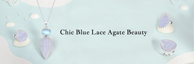 Blue Lace Agate Elegance: Where Softness Meets Sky Hues: 