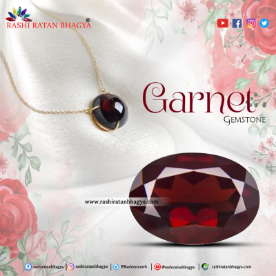 Get Natural Garnet Stone from Rashi Ratan Bhagya at Best Price: 