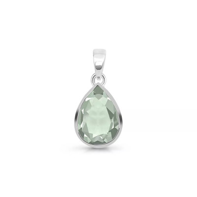Wear 925 Sterling Silver Green Amethyst Jewelry: 