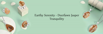 Deerfawn Jasper Tranquility: Nature's Art in Earthy Tones: 