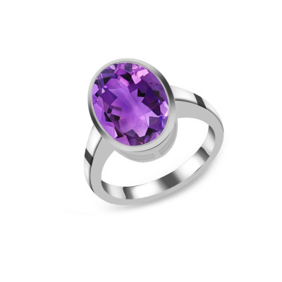 Ethereal Elegance: Amethyst Ring: 