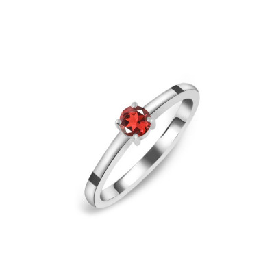 Accessorize your life with a garnet ring.: 