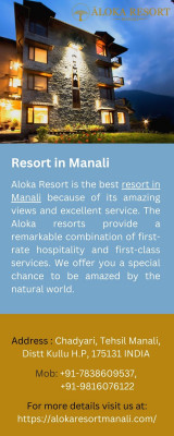 Resort in Manali: 