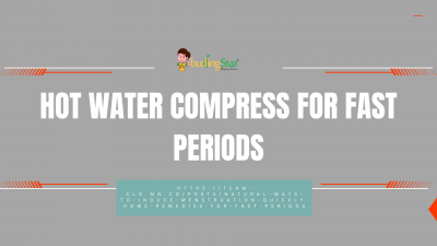 Hot Water Compress For Fast Periods: 