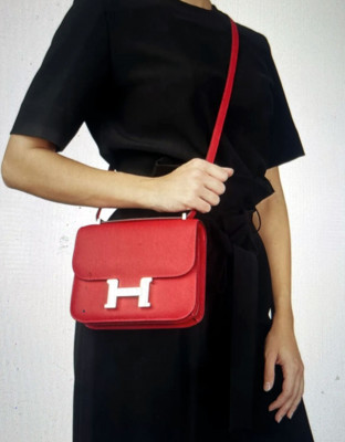 Hermès Bag Constance Mini 18 Rouge: 