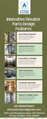 A Look at Innovative Elevator Components and its features: 