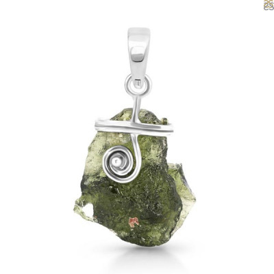 Natural Moldavite Jewelry The Gem From The Collided Space: 