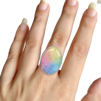 Assorted Rainbow Quartz Jewelry Known as Angel Aura Quartz: 