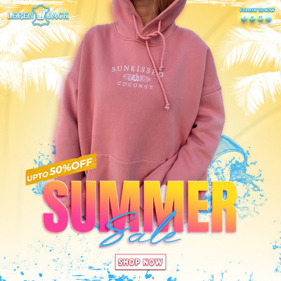 Sunkissed Coconut Pink Hoodie: 