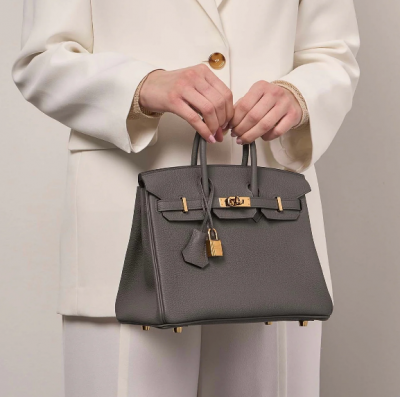 Hermès Birkin 25 Gris Etain: 