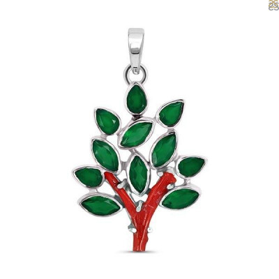 Red Coral Pendant - A Special Jewelry Piece Directly From The Saltwater: 