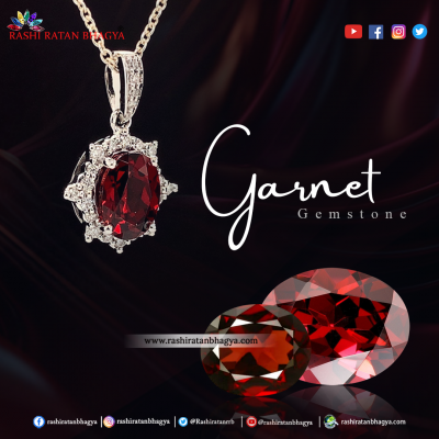 Shop Original Garnet Stone Online from Rashi Ratan Bhagya: 