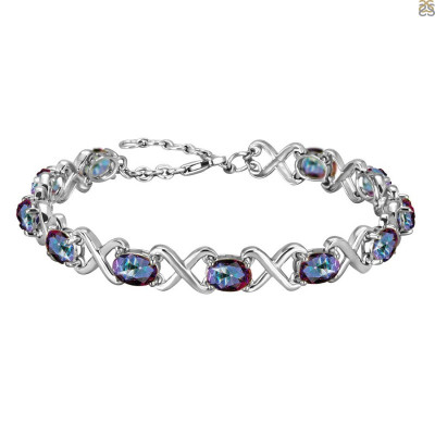 Mystic Topaz Bracelets: The Stone with Mesmerising Shimmer: 