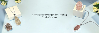 Spectropyrite Druzy Jewelry - Benefits & Its Healing Properties: 