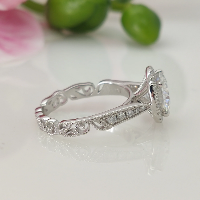 Elegant Lab Created Diamond Rings Available at AGI Design: 