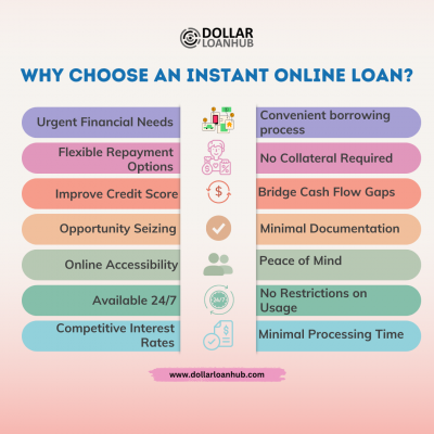 Why Choose an Instant online Loan?: 