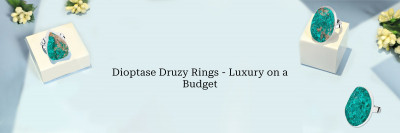 Style On A Budget: Affordable Dioptase Druzy Rings That Look Luxurious: 