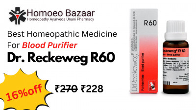 Best Homeopathic Medicine for Blood Purifier: Dr. Reckeweg R60: 