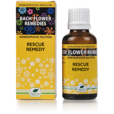New Life Bach Flower Rescue Remedy | Homoebazaar: 