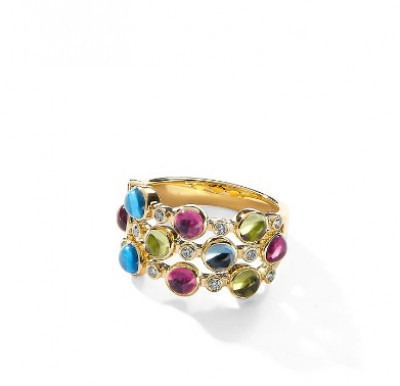 Candy Multi Gem Diamond Band: 