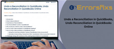 How to Undo a Reconciliation in QuickBooks Online: 