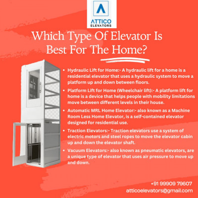 Which Type Of Elevator Is Best For The Home?: 