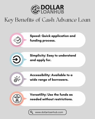 Key Benefits of Cash Advance Loan: 
