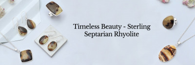 Timeless Beauty: Enduring Elegance in Sterling Septarian Rhyolite: 