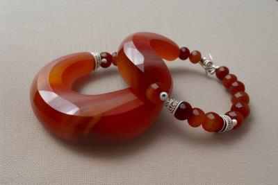 Show-Stopping Red Botswana Agate Pieces: 