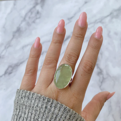 Enchanted Green: Prehnite Jewelry Collection: 