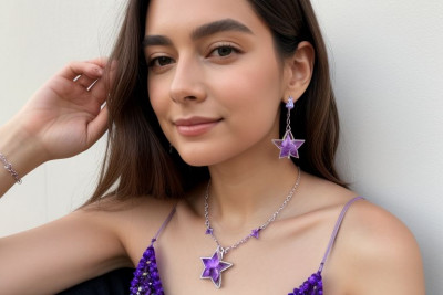Wish-Granting Star Amethyst Jewelry: 
