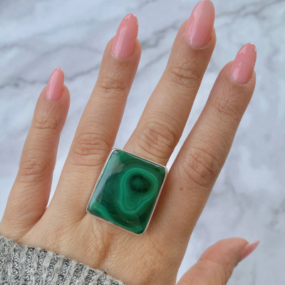Bold Statement Malachite Rings to Try: 