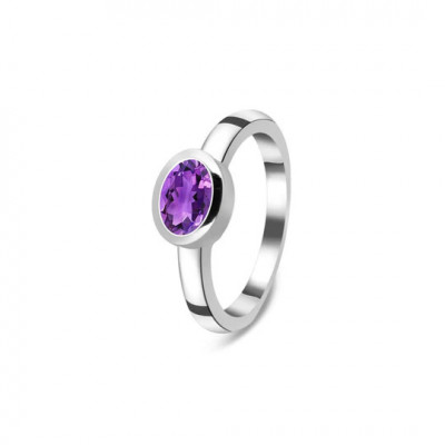 Violet Radiance: Amethyst Ring: 