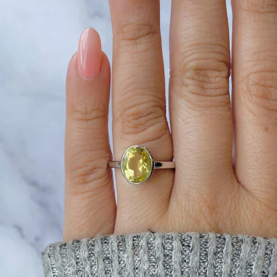Reasons Why Lemon Quartz Rings are Trending This Year: 
