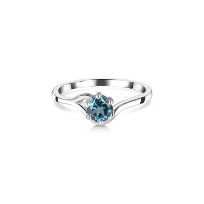 Evolve Your Styling With Dainty London Blue Topaz Rings: 