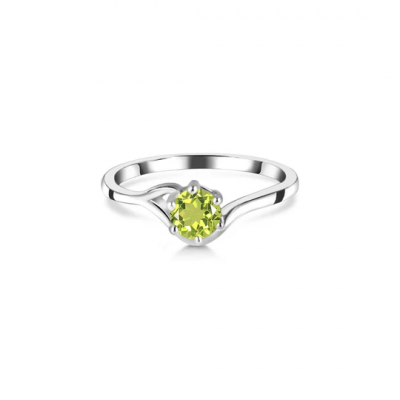 Emerald Whispers: The Timeless Charm of Dainty Peridot Rings: 